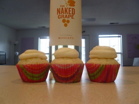 White Wine Cupcakes