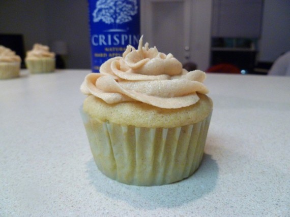 Hard Apple Cider Cupcakes