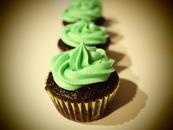 Mint Chocolate Cupcakes