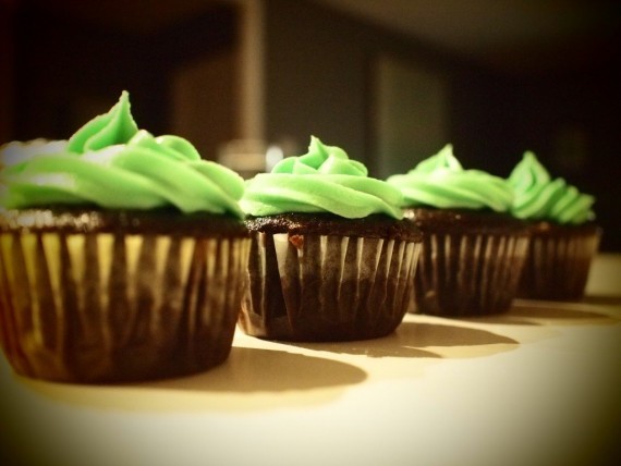 Mint Chocolate Cupcakes