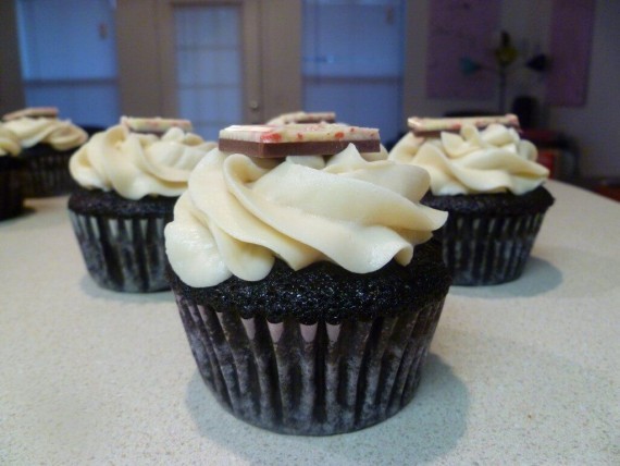 Peppermint Mocha Cupcakes