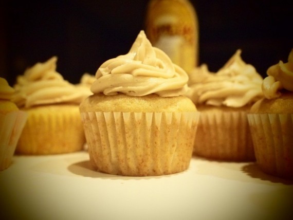 White Russian Cupcake