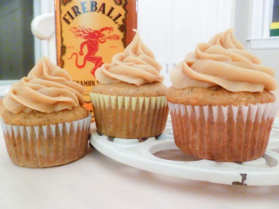 fireball banana cupcakes 1