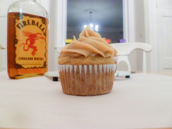 fireball banana cupcakes 3