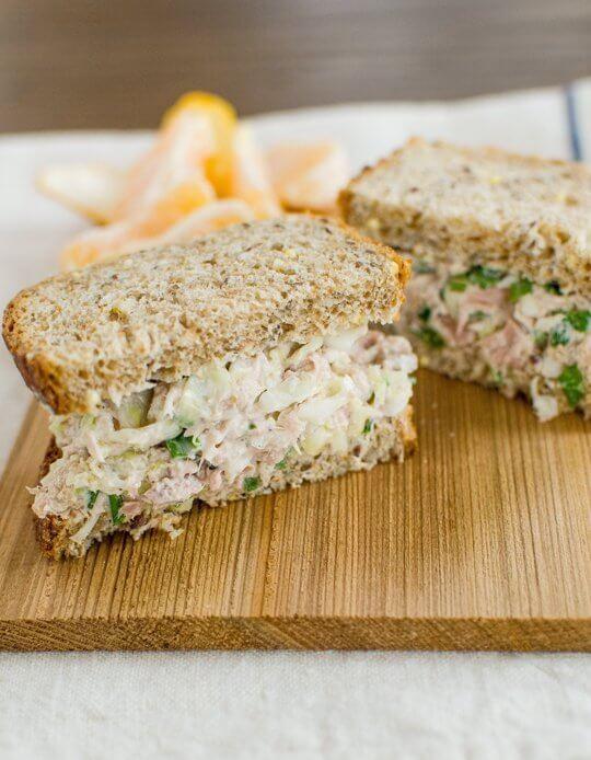 Tuna-cabbage-sandwich