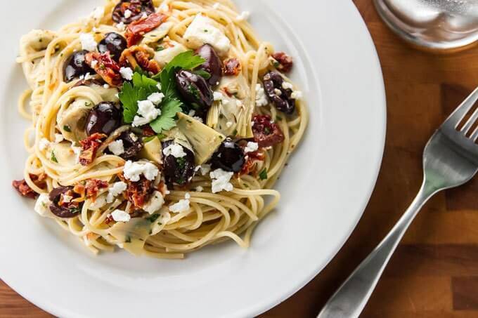 15-Minute-Mediterranean-Pasta