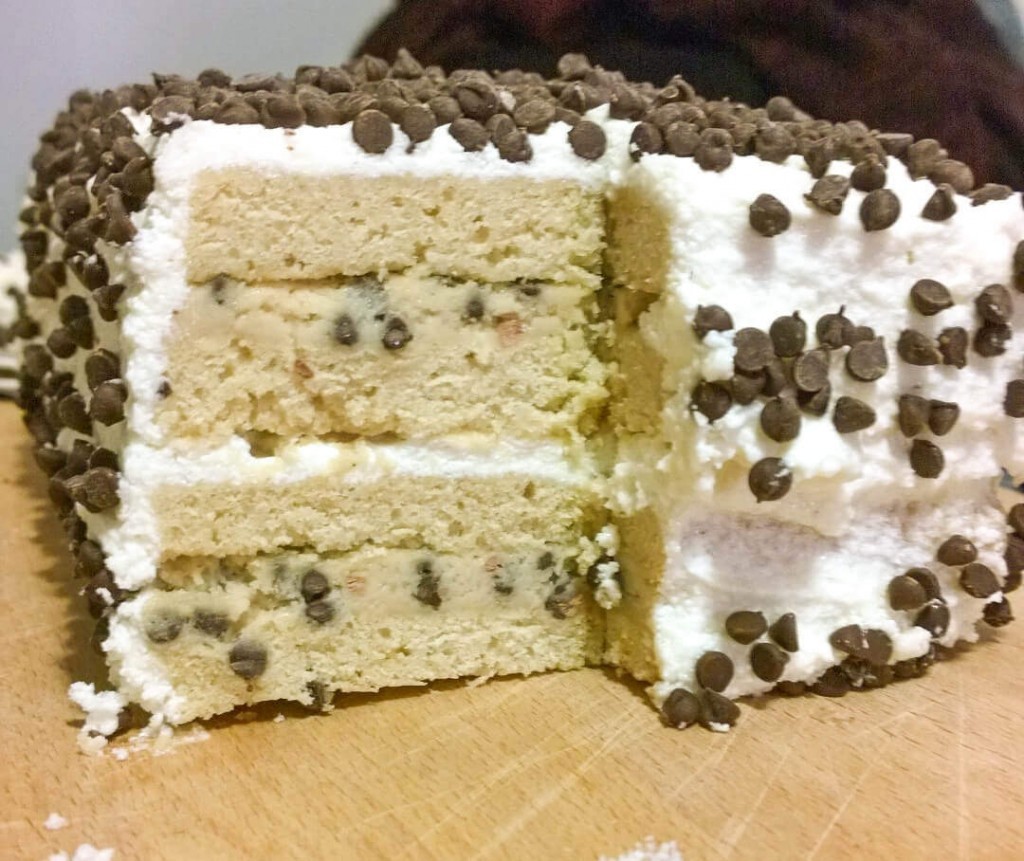 Chocolate Chip Cookie Dough Cake