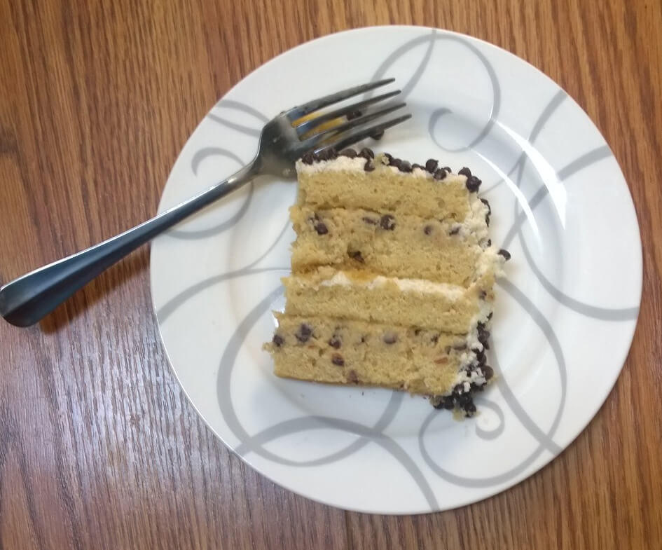 Chocolate Chip Cookie Dough Cake