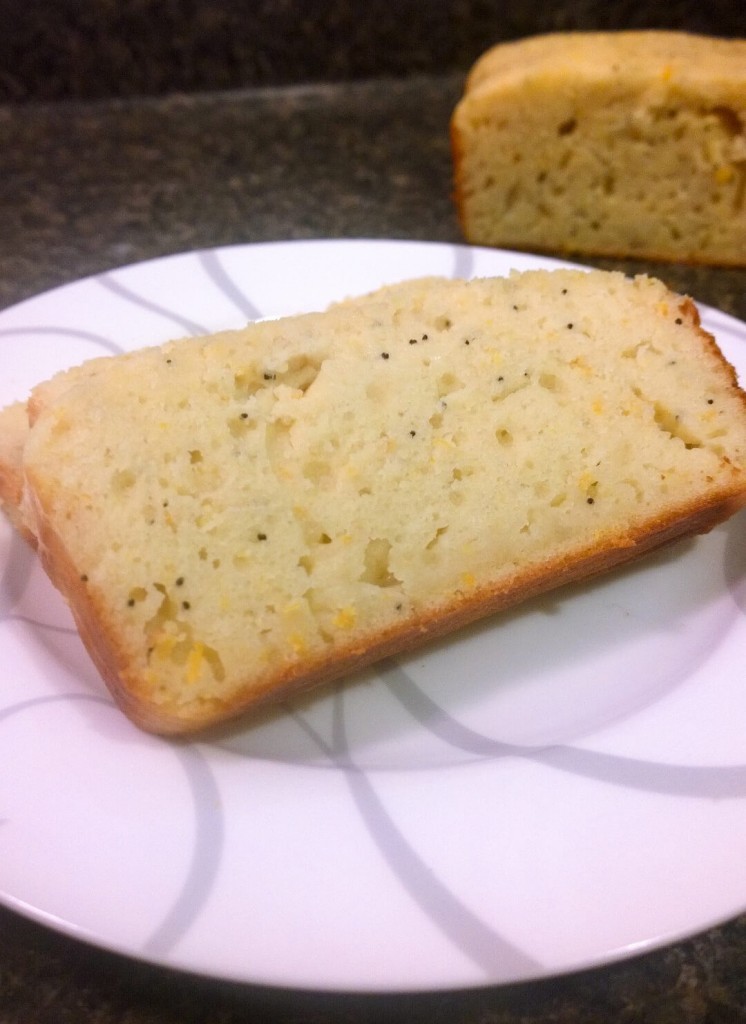 Orange Almond Poppy Seed Yogurt Cake