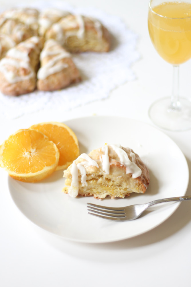 mimosa scones