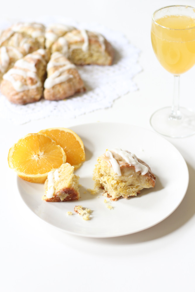 Mimosa Scones