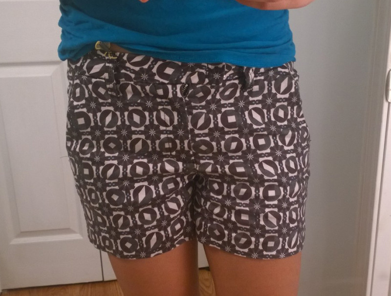 Cindie Linen Printed Short