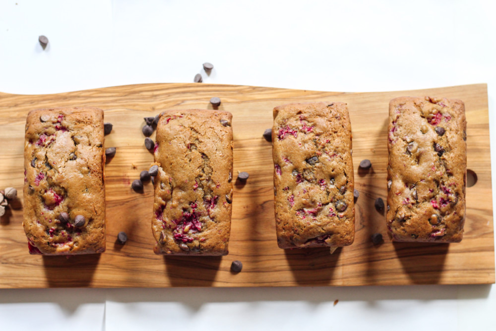 Raspberry Chocolate Chip Bread