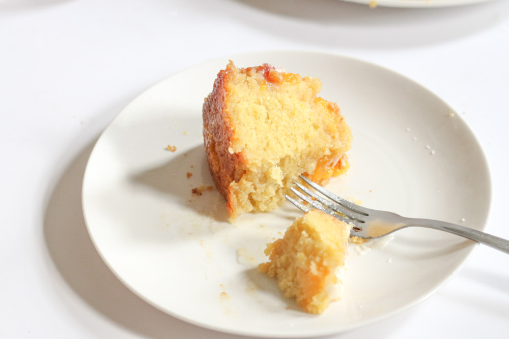 Fireball Vanilla Peach Cake