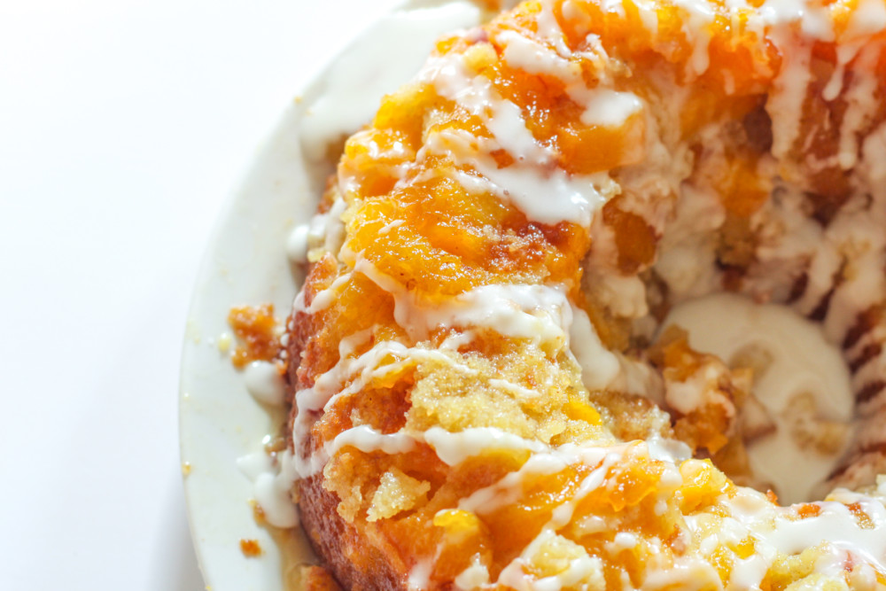 Fireball Vanilla Peach Cake