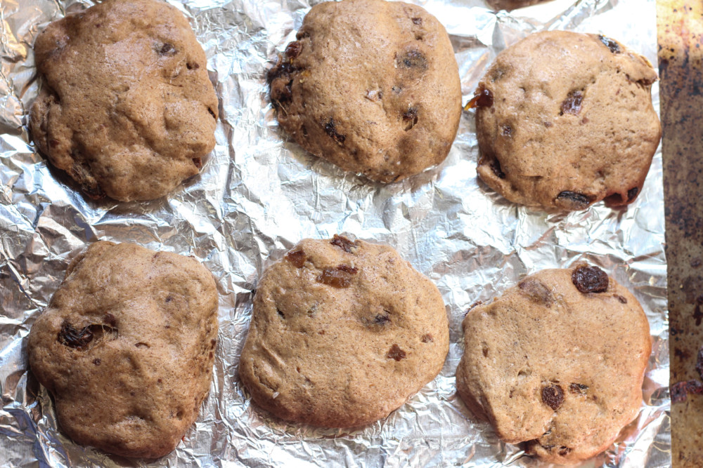 Whole Wheat Cinnamon Raisin English Muffins