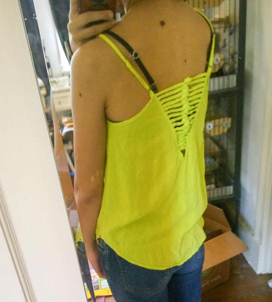 Shanina Back Detail Tank