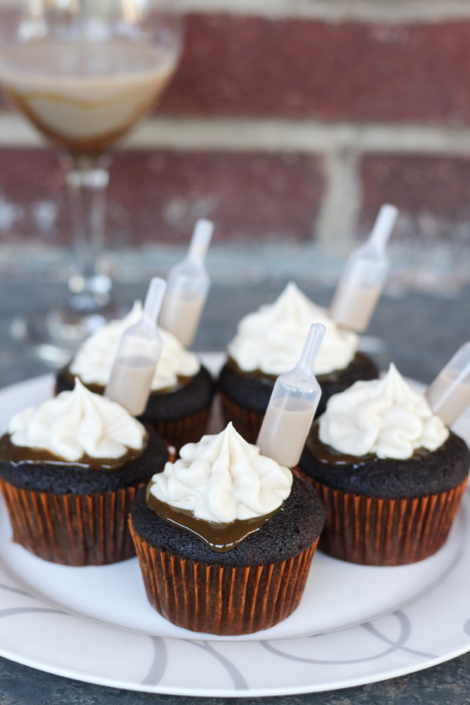 Milky Way Martini Cupcakes