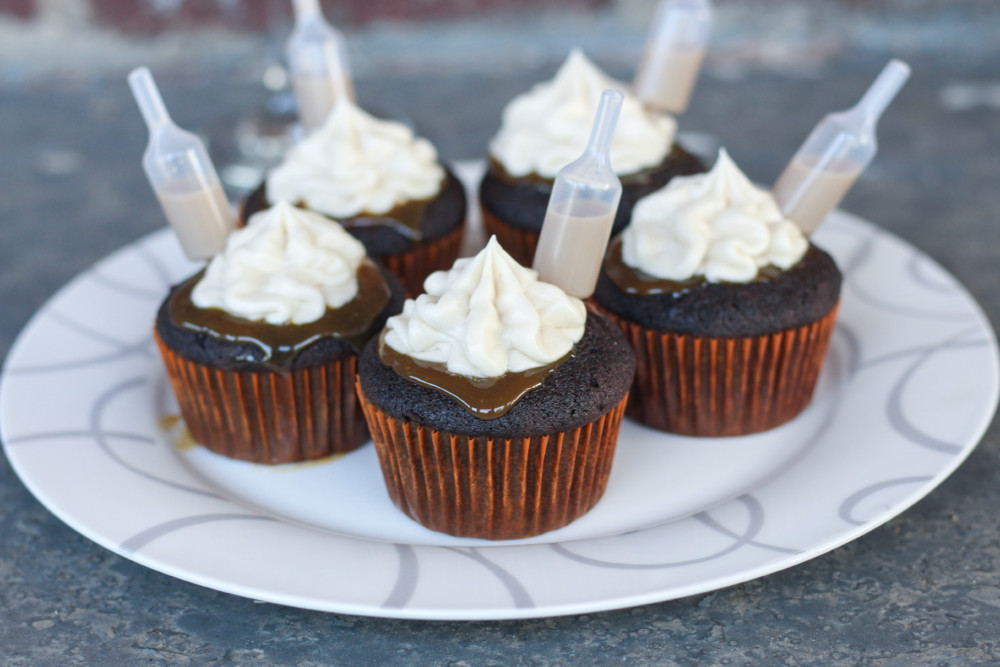 Milky Way Martini Cupcakes