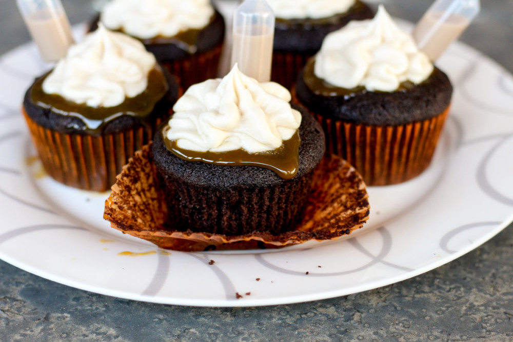 Milky Way Martini Cupcakes