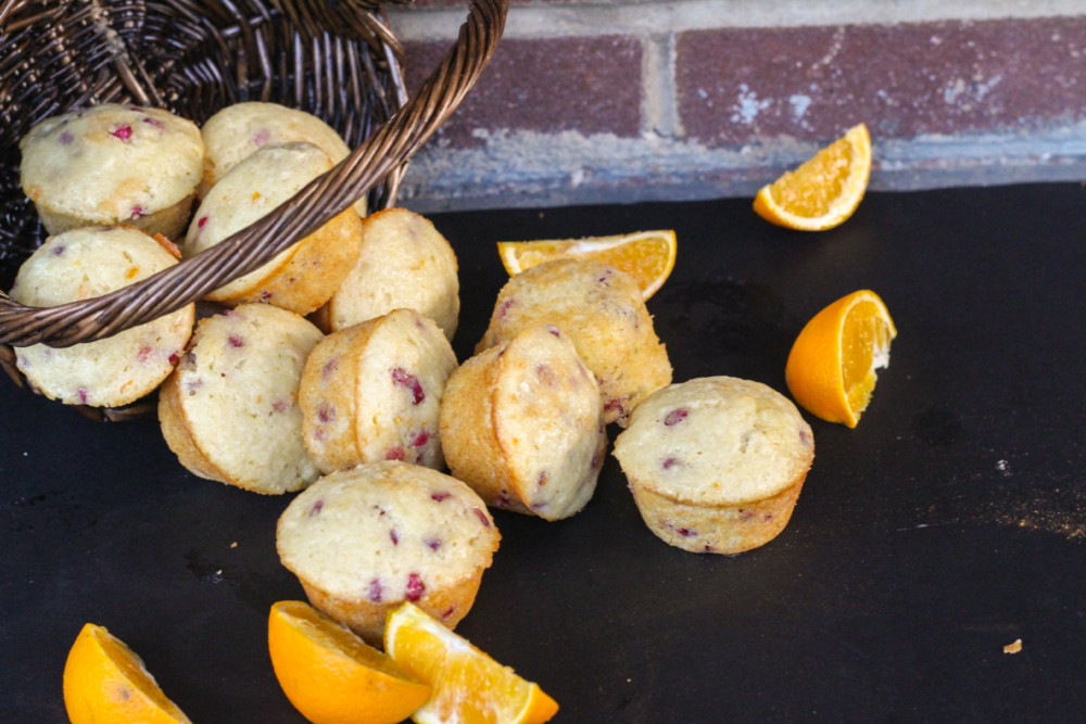 Orange Pomegranate Muffins